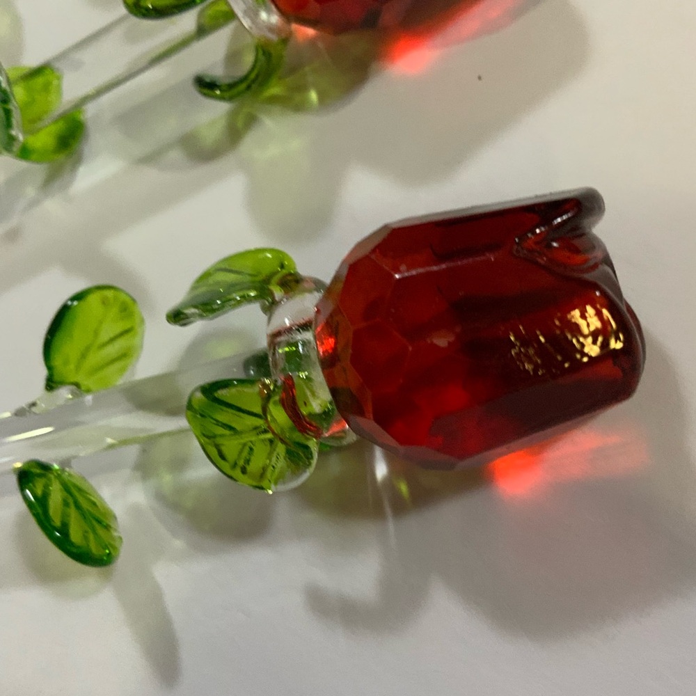 *      Cocktail Stir Stick Red